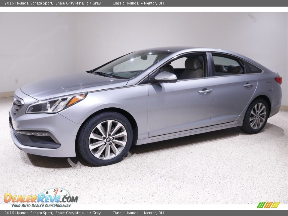 2016 Hyundai Sonata Sport Shale Gray Metallic / Gray Photo #3