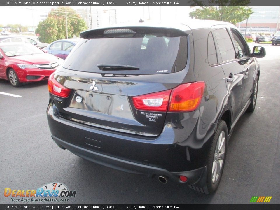 2015 Mitsubishi Outlander Sport ES AWC Labrador Black / Black Photo #5