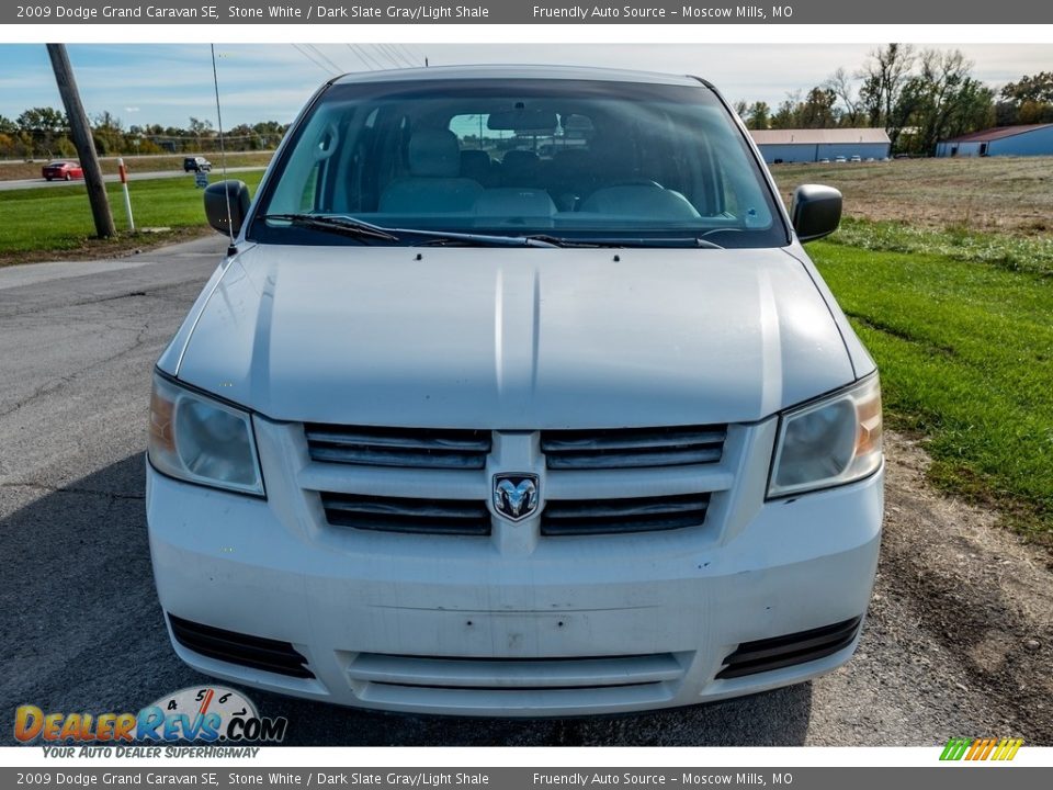 2009 Dodge Grand Caravan SE Stone White / Dark Slate Gray/Light Shale Photo #9