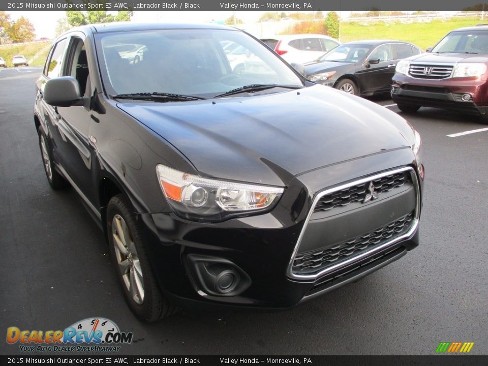 2015 Mitsubishi Outlander Sport ES AWC Labrador Black / Black Photo #8