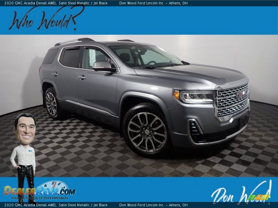 2020 GMC Acadia Denali AWD Satin Steel Metallic / Jet Black Photo #1