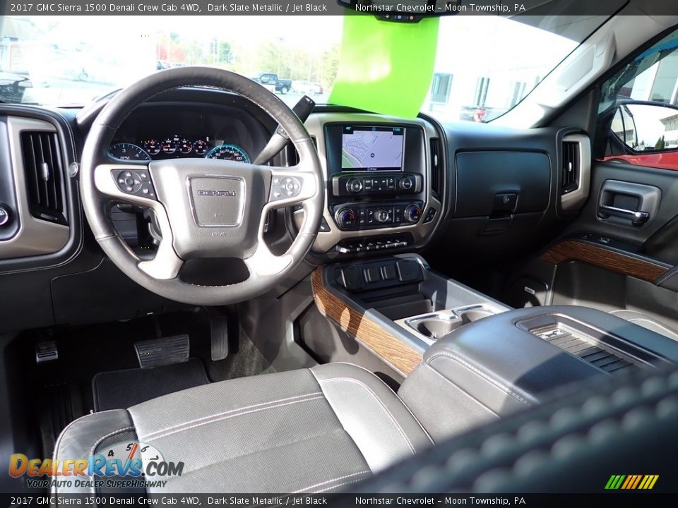 Front Seat of 2017 GMC Sierra 1500 Denali Crew Cab 4WD Photo #23