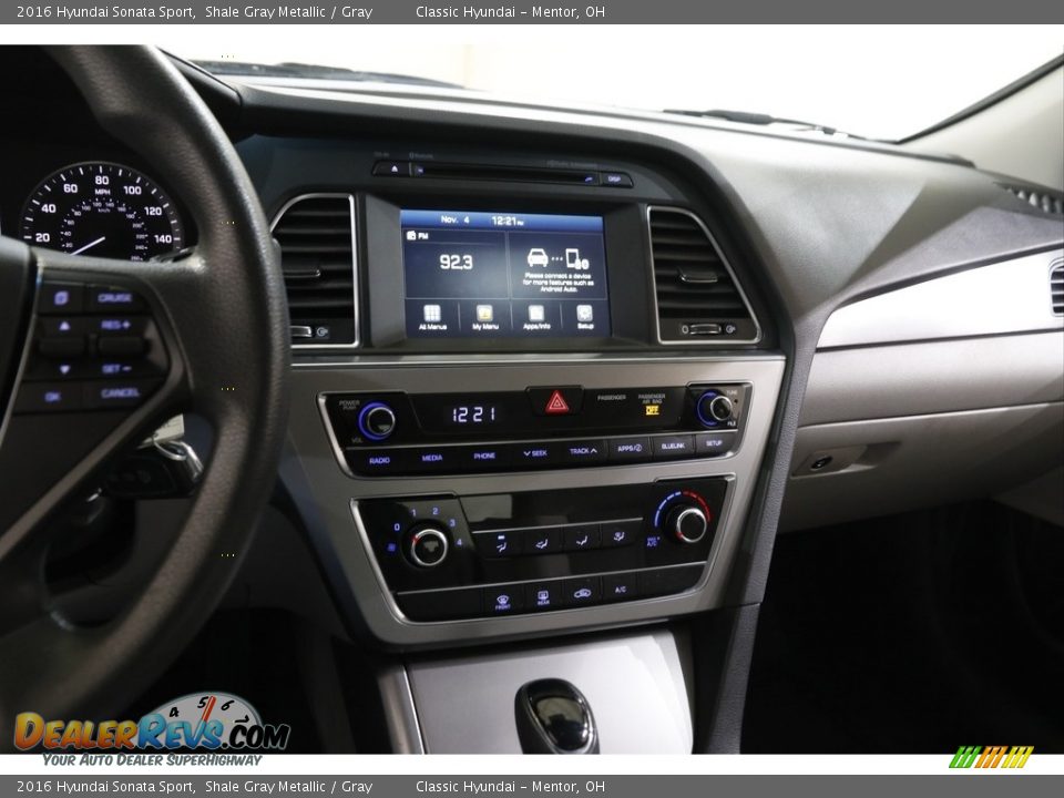 2016 Hyundai Sonata Sport Shale Gray Metallic / Gray Photo #9