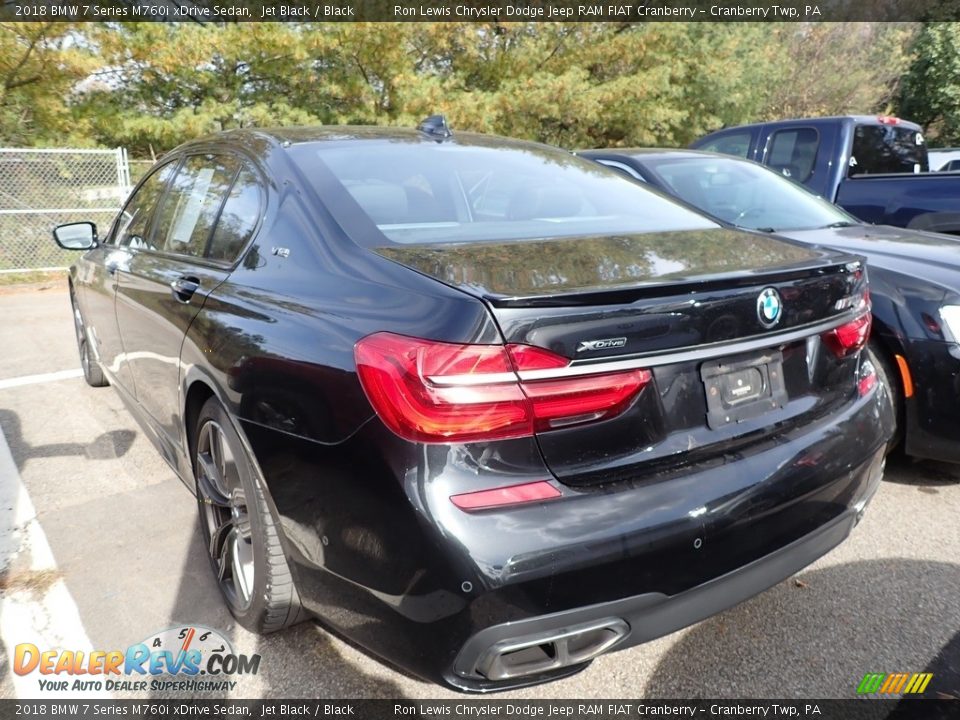 2018 BMW 7 Series M760i xDrive Sedan Jet Black / Black Photo #3