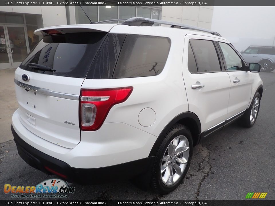 2015 Ford Explorer XLT 4WD Oxford White / Charcoal Black Photo #2