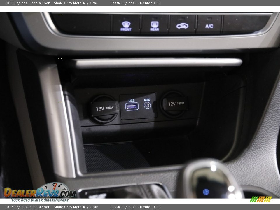 2016 Hyundai Sonata Sport Shale Gray Metallic / Gray Photo #12