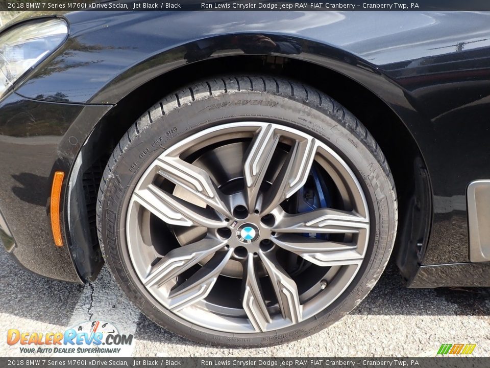 2018 BMW 7 Series M760i xDrive Sedan Jet Black / Black Photo #5