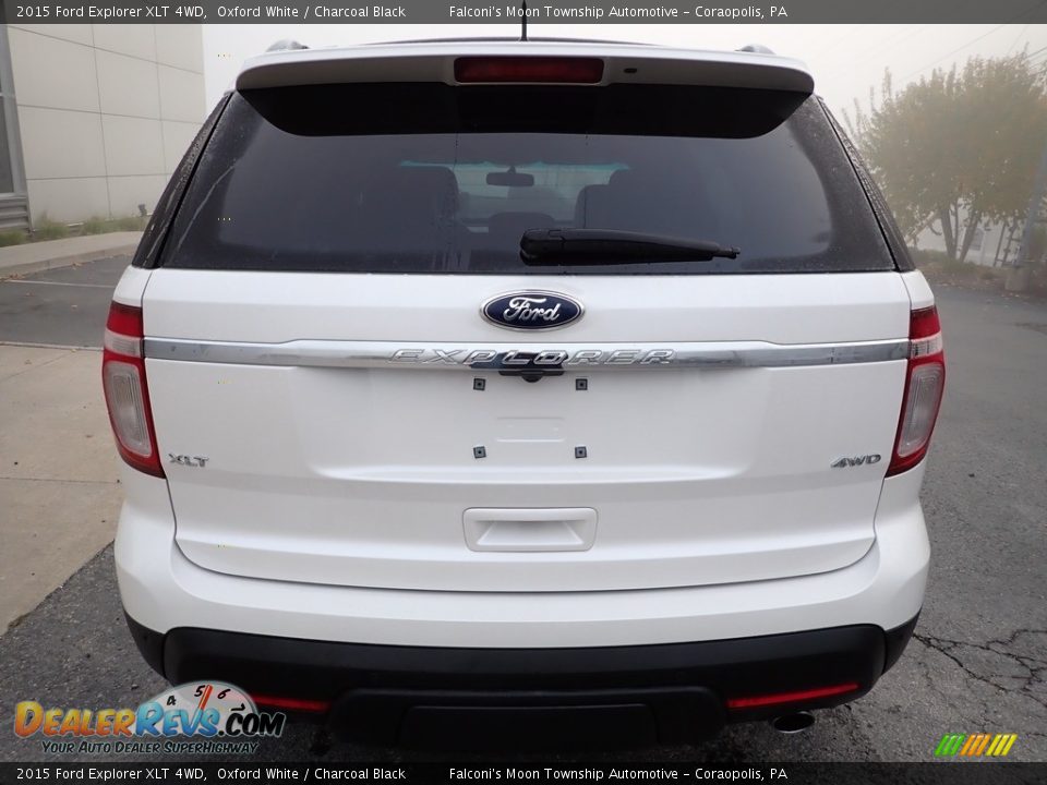 2015 Ford Explorer XLT 4WD Oxford White / Charcoal Black Photo #3