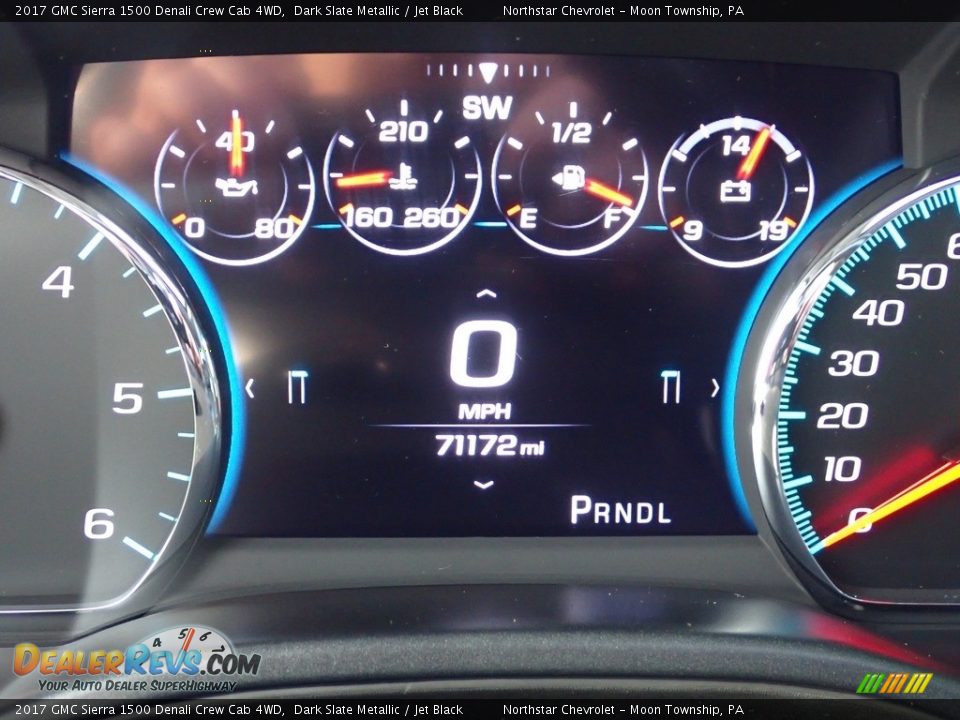 2017 GMC Sierra 1500 Denali Crew Cab 4WD Gauges Photo #29