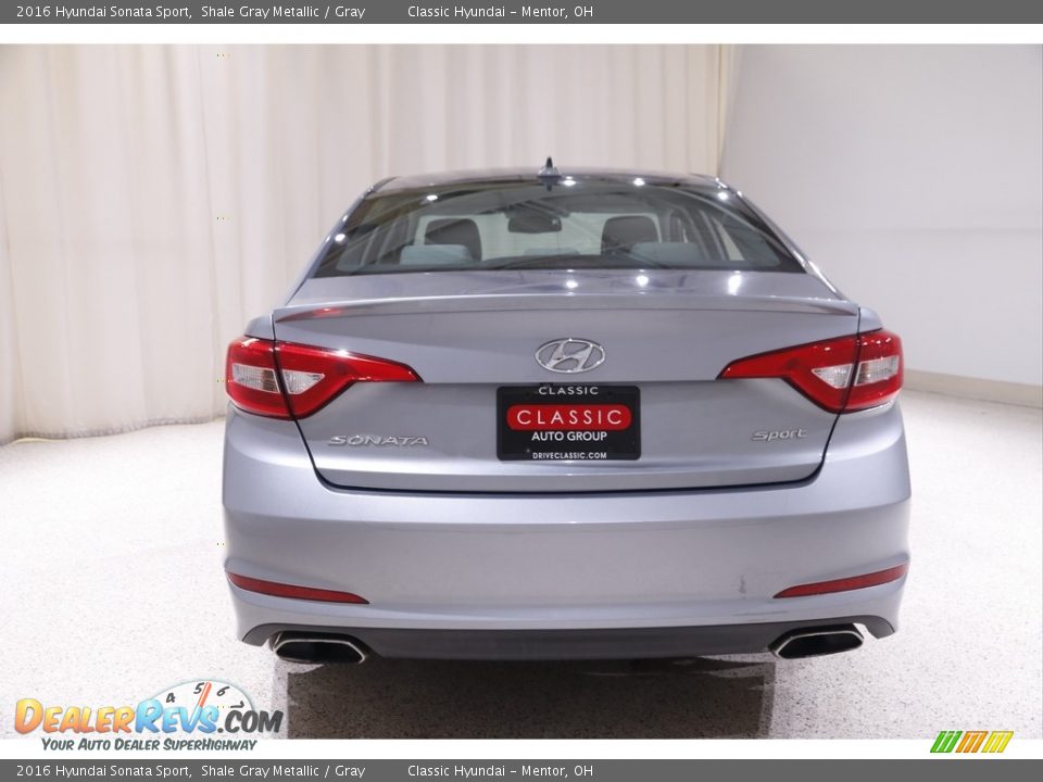 2016 Hyundai Sonata Sport Shale Gray Metallic / Gray Photo #16