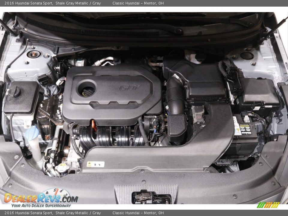 2016 Hyundai Sonata Sport Shale Gray Metallic / Gray Photo #17