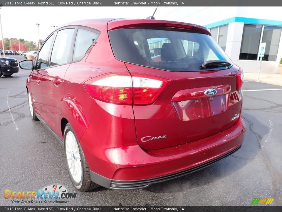 2013 Ford C-Max Hybrid SE Ruby Red / Charcoal Black Photo #5