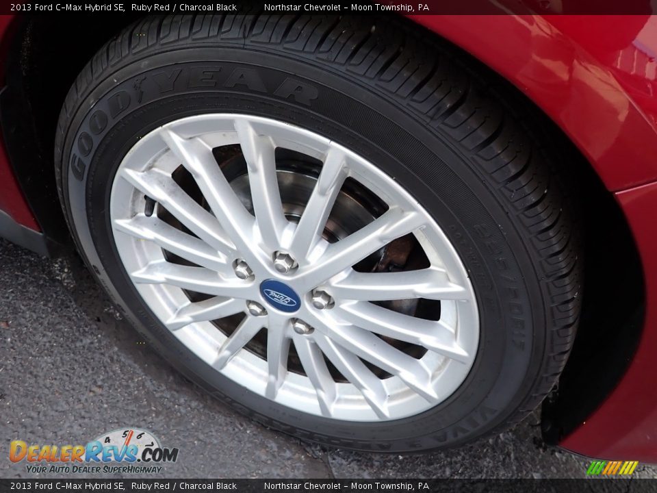 2013 Ford C-Max Hybrid SE Ruby Red / Charcoal Black Photo #14