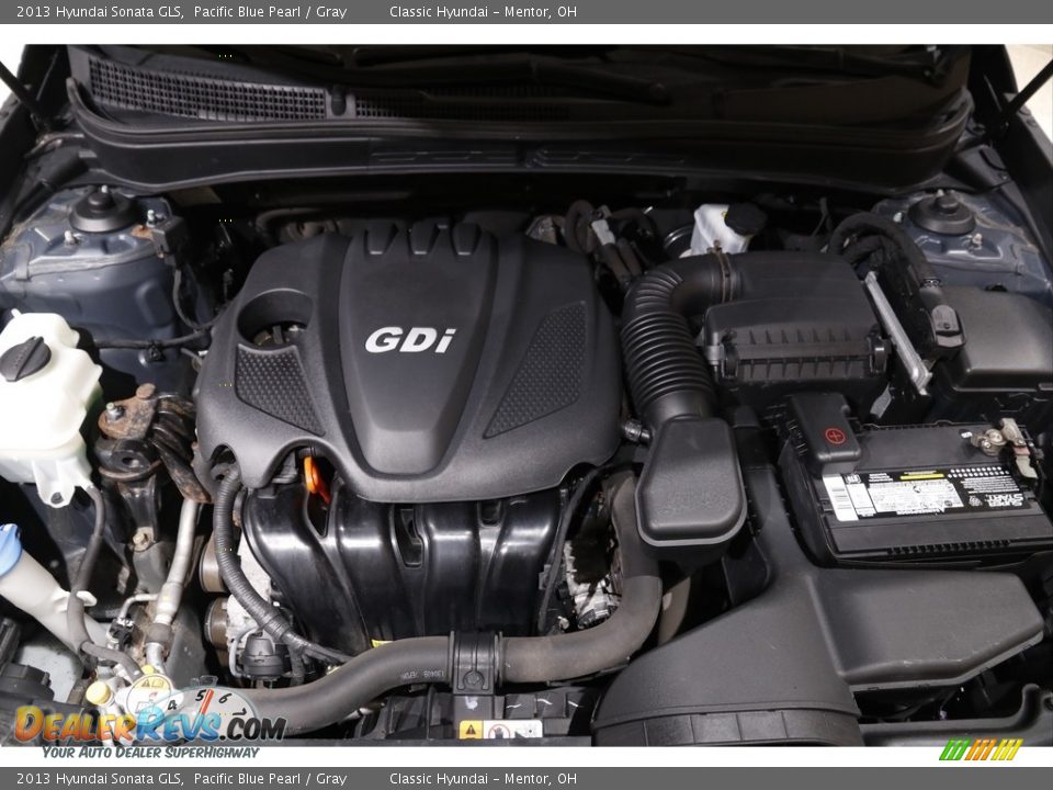 2013 Hyundai Sonata GLS Pacific Blue Pearl / Gray Photo #17