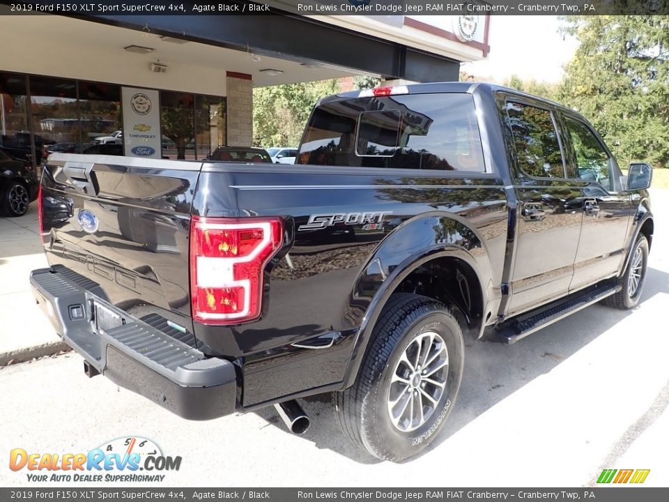 2019 Ford F150 XLT Sport SuperCrew 4x4 Agate Black / Black Photo #2