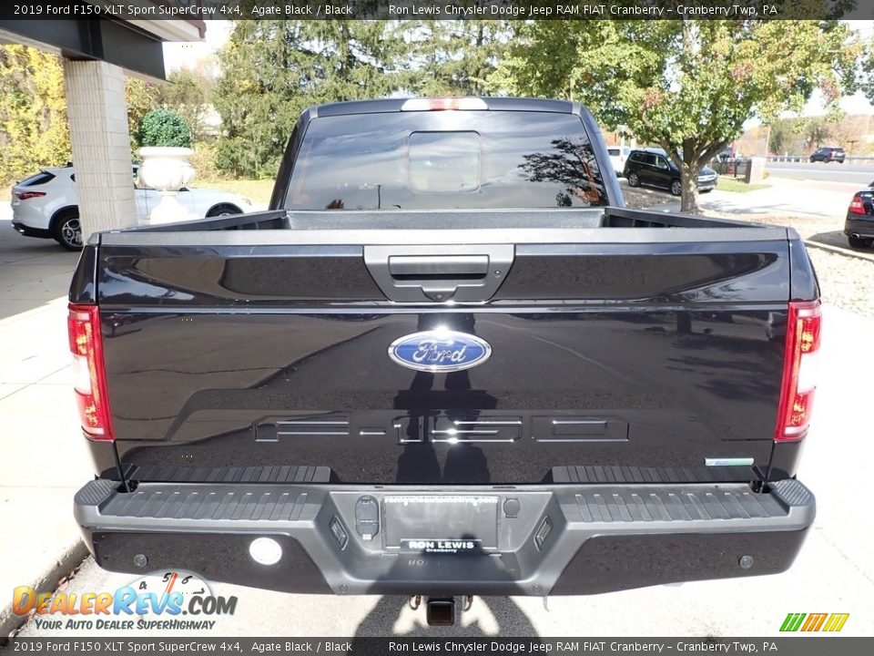 2019 Ford F150 XLT Sport SuperCrew 4x4 Agate Black / Black Photo #3