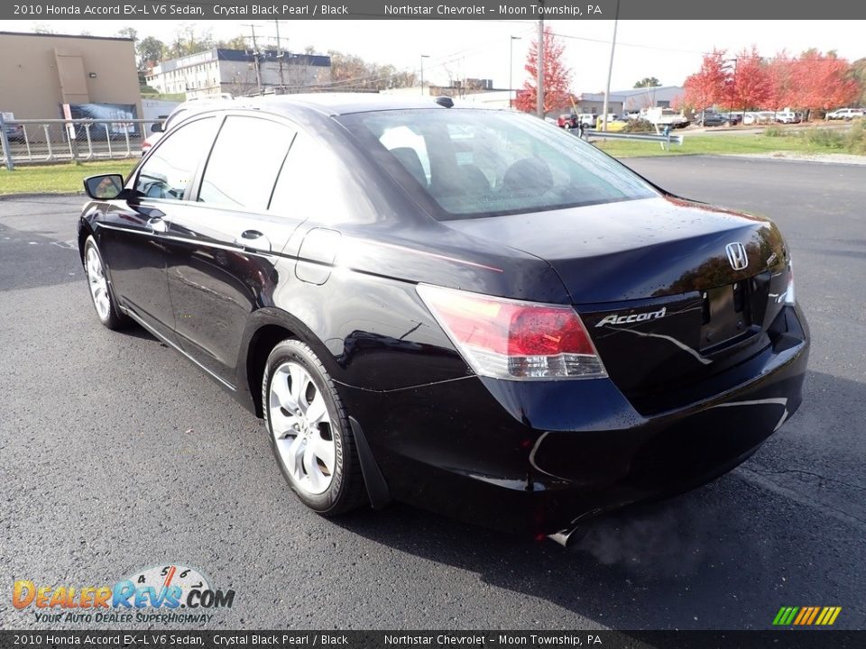 2010 Honda Accord EX-L V6 Sedan Crystal Black Pearl / Black Photo #2