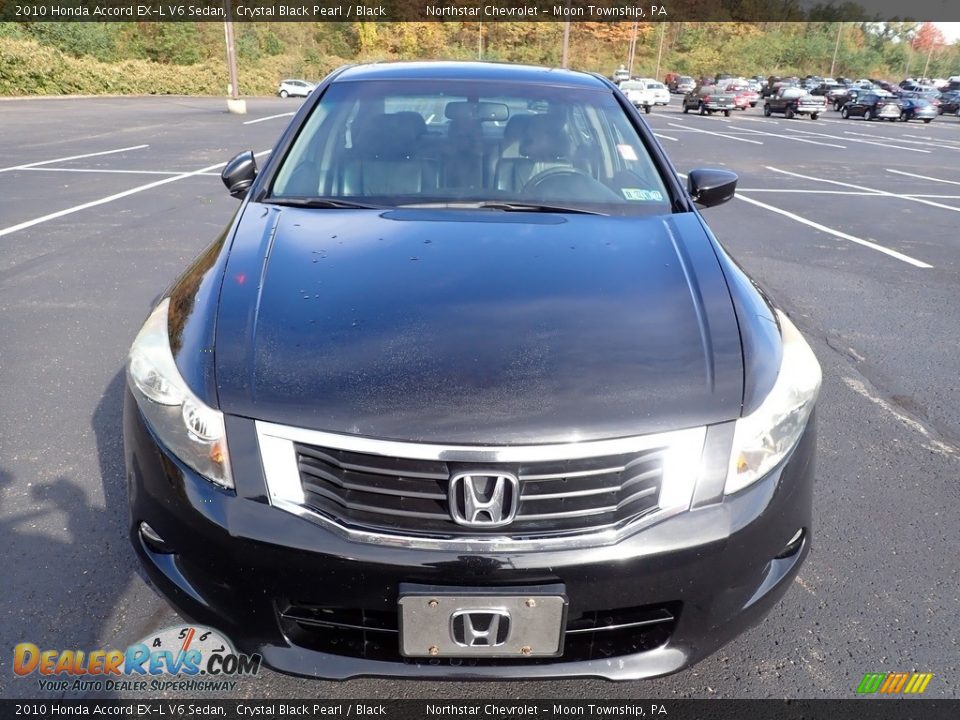 2010 Honda Accord EX-L V6 Sedan Crystal Black Pearl / Black Photo #6