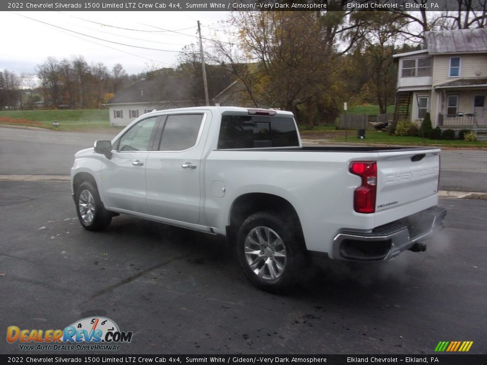 2022 Chevrolet Silverado 1500 Limited LTZ Crew Cab 4x4 Summit White / Gideon/­Very Dark Atmosphere Photo #5