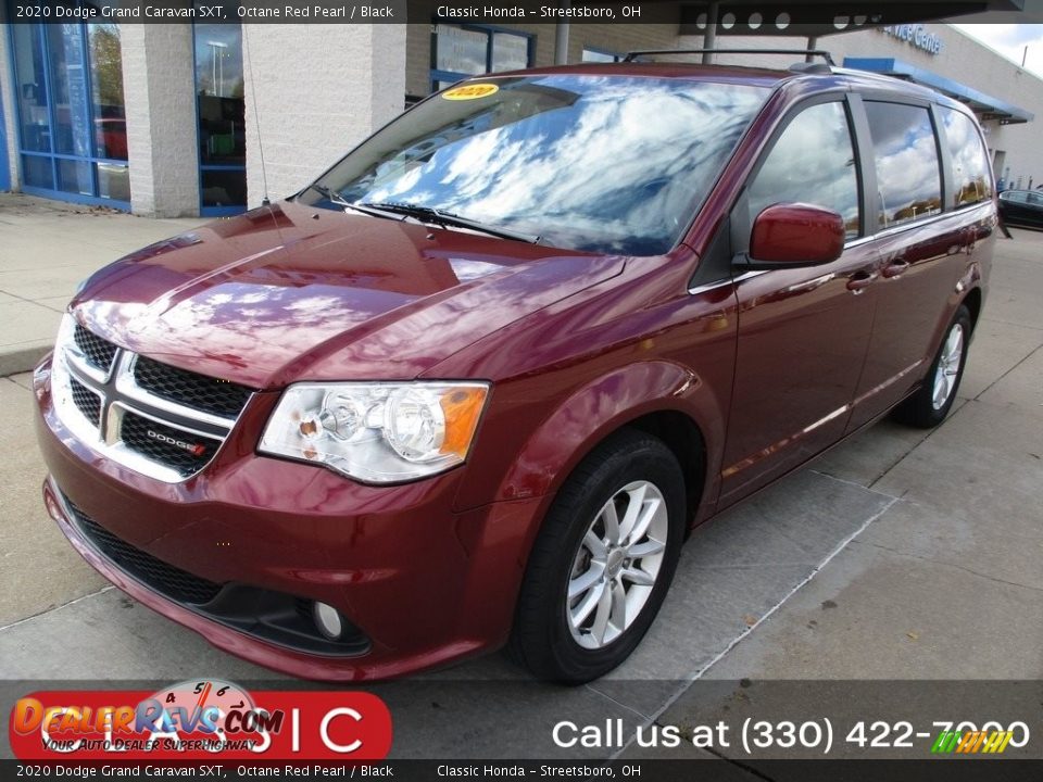 2020 Dodge Grand Caravan SXT Octane Red Pearl / Black Photo #1