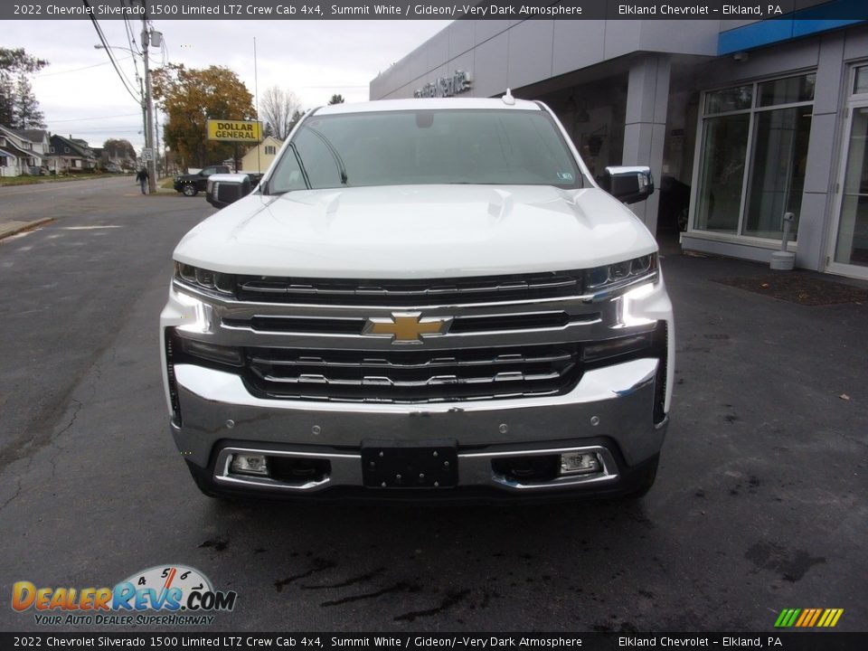 2022 Chevrolet Silverado 1500 Limited LTZ Crew Cab 4x4 Summit White / Gideon/­Very Dark Atmosphere Photo #8