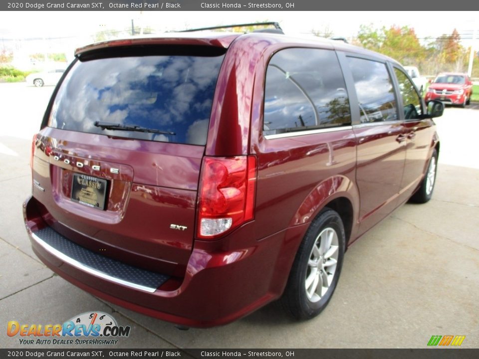 2020 Dodge Grand Caravan SXT Octane Red Pearl / Black Photo #7