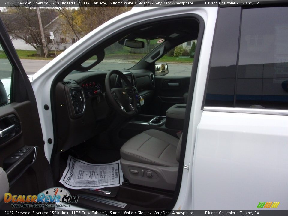 2022 Chevrolet Silverado 1500 Limited LTZ Crew Cab 4x4 Summit White / Gideon/­Very Dark Atmosphere Photo #14
