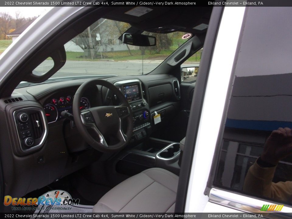 2022 Chevrolet Silverado 1500 Limited LTZ Crew Cab 4x4 Summit White / Gideon/­Very Dark Atmosphere Photo #15