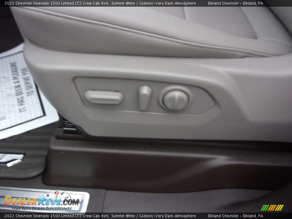 2022 Chevrolet Silverado 1500 Limited LTZ Crew Cab 4x4 Summit White / Gideon/­Very Dark Atmosphere Photo #16