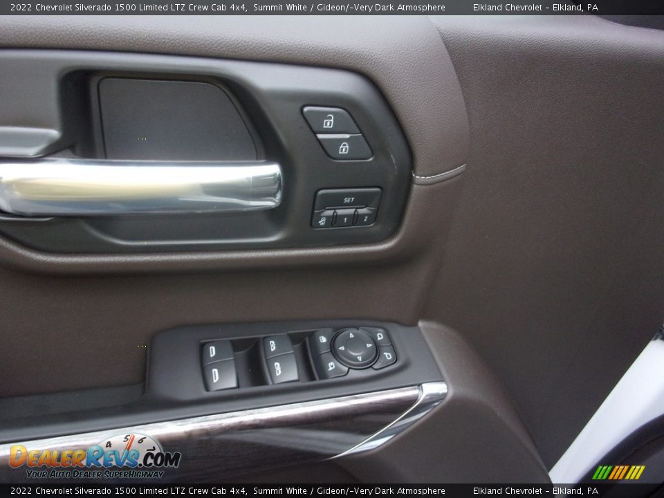 2022 Chevrolet Silverado 1500 Limited LTZ Crew Cab 4x4 Summit White / Gideon/­Very Dark Atmosphere Photo #17