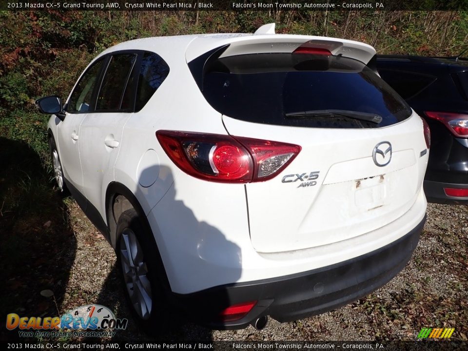 2013 Mazda CX-5 Grand Touring AWD Crystal White Pearl Mica / Black Photo #2