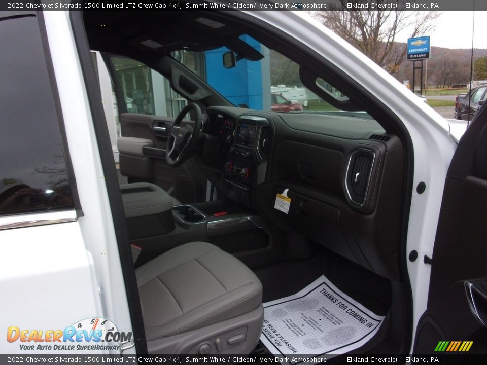 2022 Chevrolet Silverado 1500 Limited LTZ Crew Cab 4x4 Summit White / Gideon/­Very Dark Atmosphere Photo #18