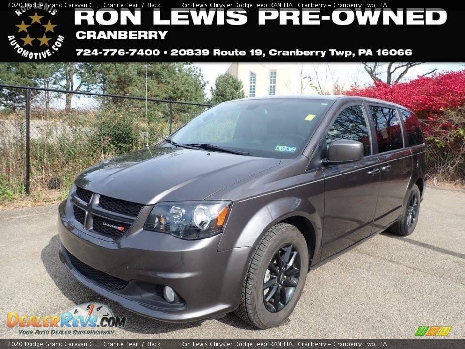 2020 Dodge Grand Caravan GT Granite Pearl / Black Photo #1