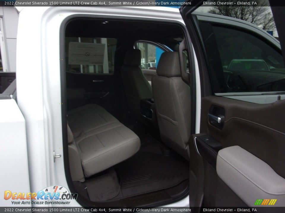 2022 Chevrolet Silverado 1500 Limited LTZ Crew Cab 4x4 Summit White / Gideon/­Very Dark Atmosphere Photo #21