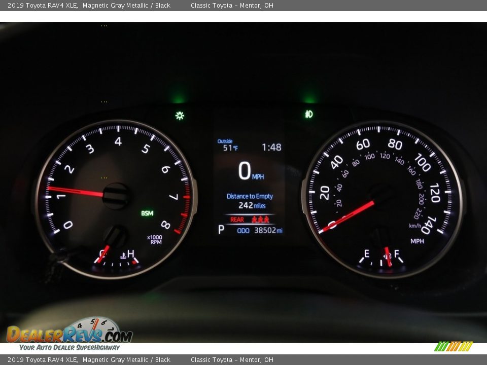 2019 Toyota RAV4 XLE Magnetic Gray Metallic / Black Photo #8