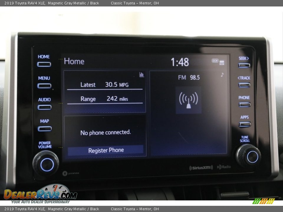 2019 Toyota RAV4 XLE Magnetic Gray Metallic / Black Photo #10