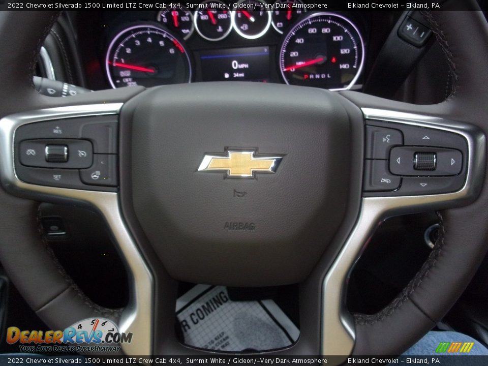 2022 Chevrolet Silverado 1500 Limited LTZ Crew Cab 4x4 Steering Wheel Photo #29