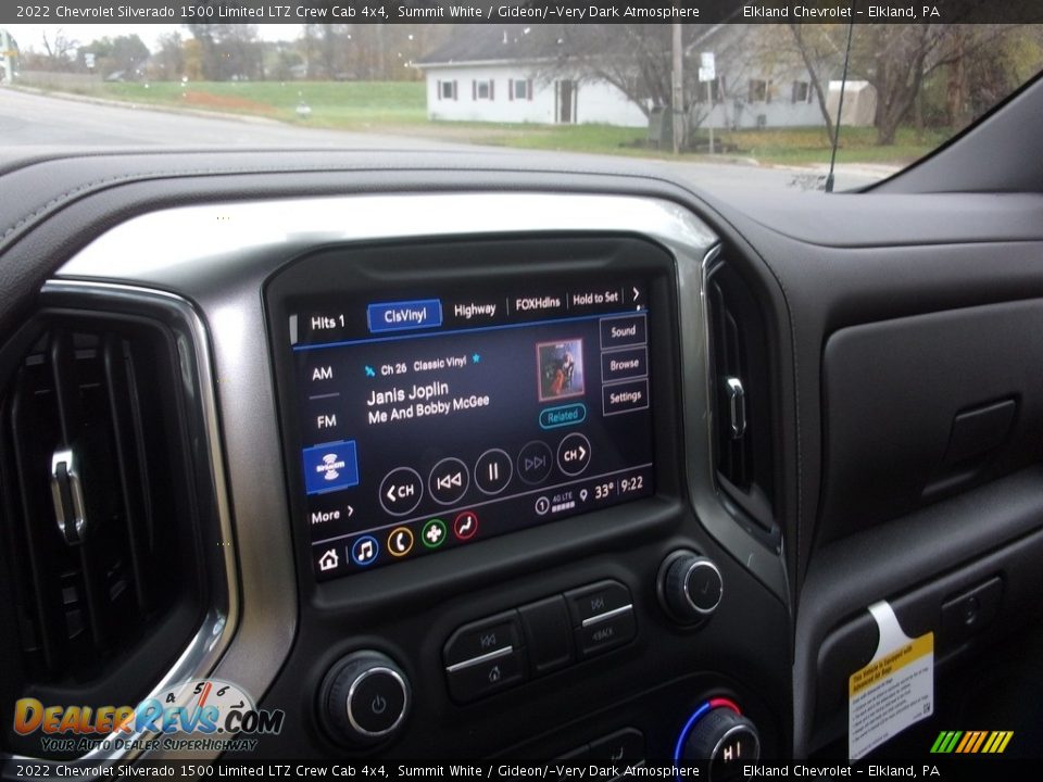 2022 Chevrolet Silverado 1500 Limited LTZ Crew Cab 4x4 Summit White / Gideon/­Very Dark Atmosphere Photo #33