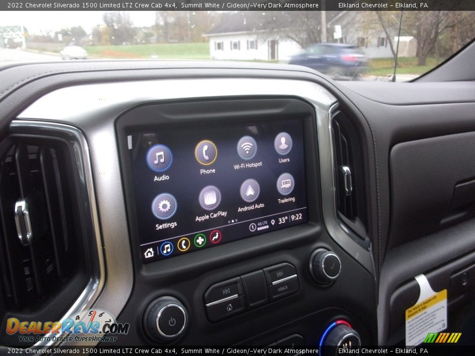 2022 Chevrolet Silverado 1500 Limited LTZ Crew Cab 4x4 Summit White / Gideon/­Very Dark Atmosphere Photo #34