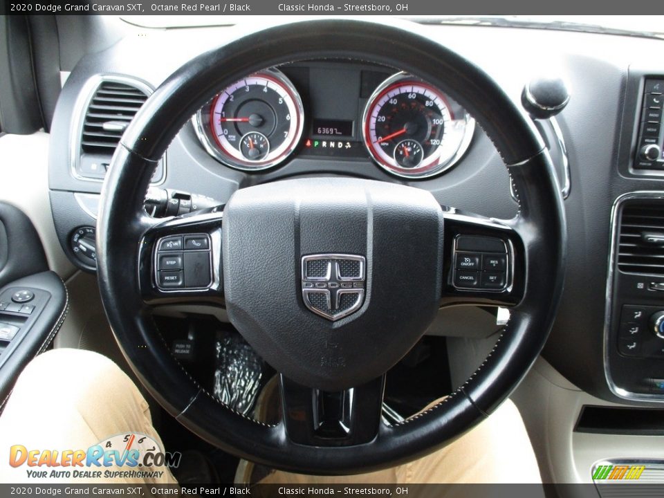 2020 Dodge Grand Caravan SXT Octane Red Pearl / Black Photo #35