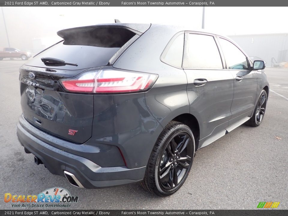 2021 Ford Edge ST AWD Carbonized Gray Metallic / Ebony Photo #2