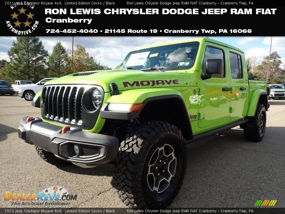 2021 Jeep Gladiator Mojave 4x4 Limited Edition Gecko / Black Photo #1