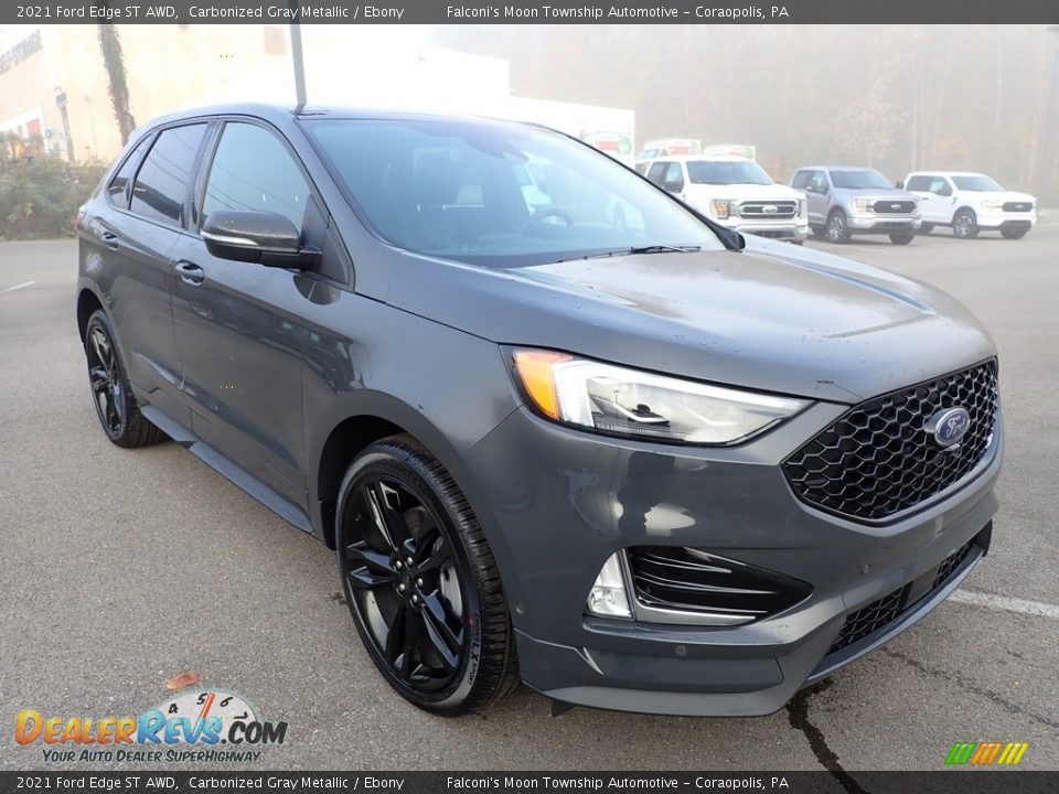 Carbonized Gray Metallic 2021 Ford Edge ST AWD Photo #9