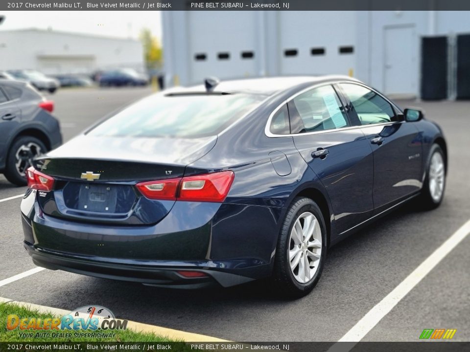 2017 Chevrolet Malibu LT Blue Velvet Metallic / Jet Black Photo #3