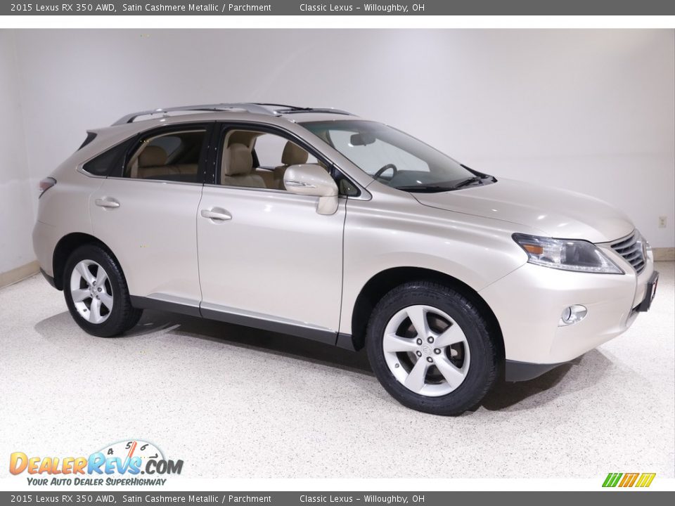 2015 Lexus RX 350 AWD Satin Cashmere Metallic / Parchment Photo #1