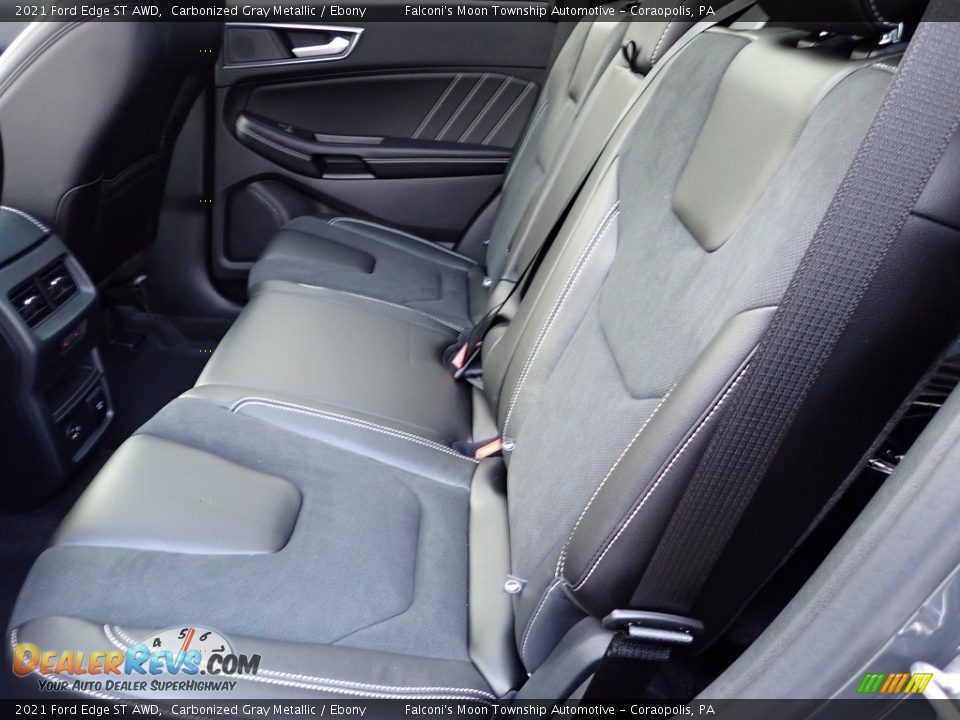 Rear Seat of 2021 Ford Edge ST AWD Photo #12