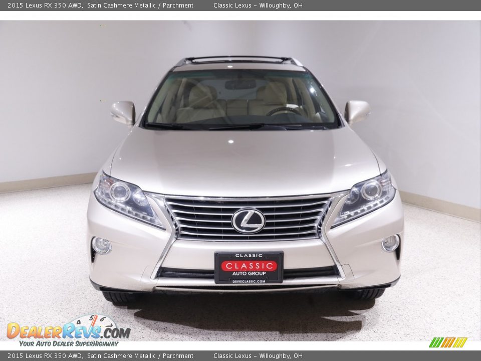 2015 Lexus RX 350 AWD Satin Cashmere Metallic / Parchment Photo #2