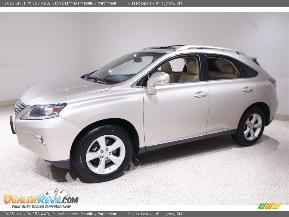 2015 Lexus RX 350 AWD Satin Cashmere Metallic / Parchment Photo #3