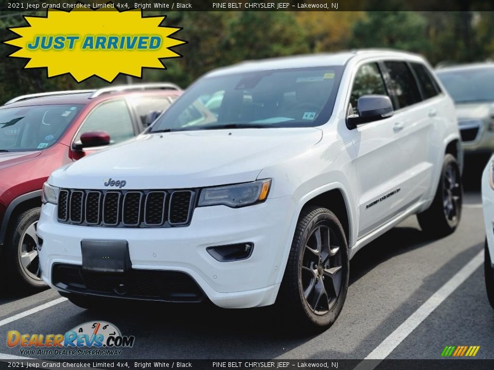 2021 Jeep Grand Cherokee Limited 4x4 Bright White / Black Photo #1