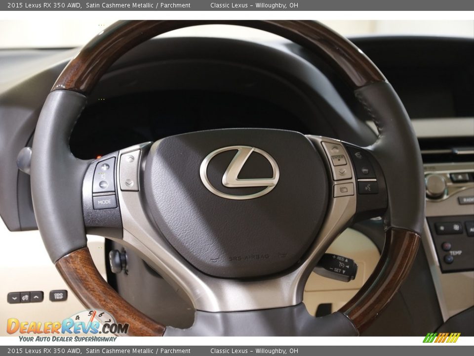 2015 Lexus RX 350 AWD Satin Cashmere Metallic / Parchment Photo #7